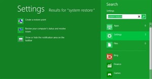 Cách sao lưu hệ thống trên Windows 8