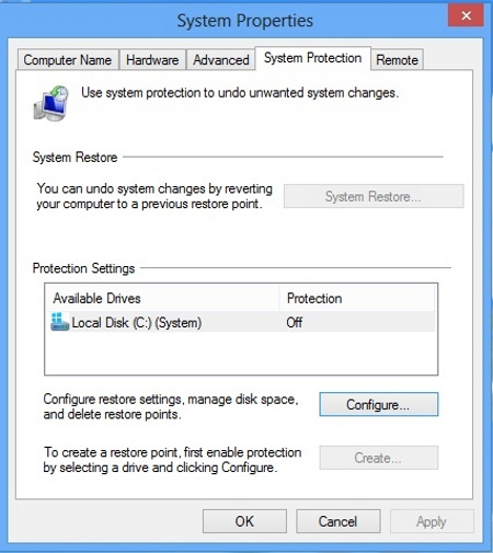 Cách sao lưu hệ thống trên Windows 8