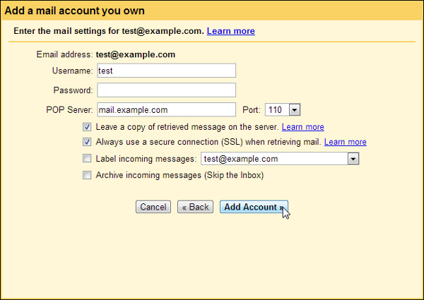 Truy cập tài khoản Email POP3 trong Windows 8 