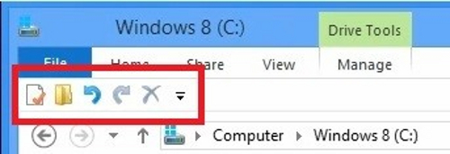 Thêm thanh công cụ hữu ích cho cửa sổ Explorer của Windows 8