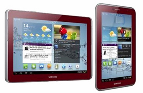 Samsung có thể ra mắt Galaxy Note 10.1 màu đỏ Samsung có thể ra mắt Galaxy Note 10.1 màu đỏ