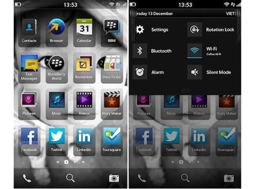 BlackBerry 10 rò rỉ ảnh chụp giao diện mới BlackBerry 10 rò rỉ ảnh chụp giao diện mới