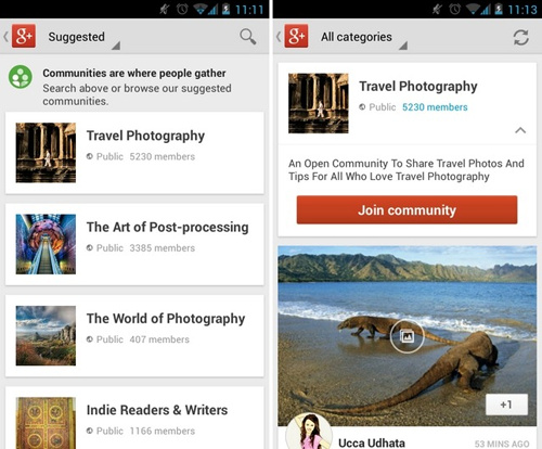Khám phá những tính năng mới của Google+