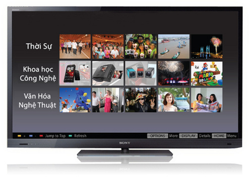 Sony trang bị ứng dụng xem phim cho TV ở VN Sony trang bị ứng dụng xem phim cho TV ở VN