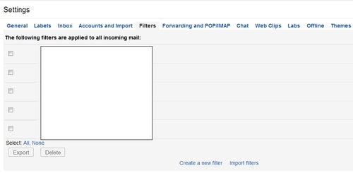 Xoá thư rác tự động trên Gmail