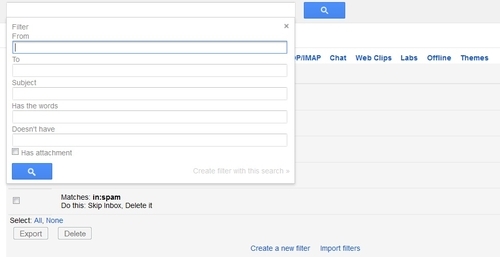 Xoá thư rác tự động trên Gmail