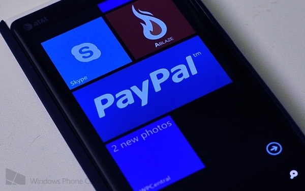 Ứng dụng PayPal chính thức xuất hiện trên Windows Phone