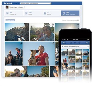 Facebook ra mắt ứng dụng tự động tải ảnh chụp từ smartphone