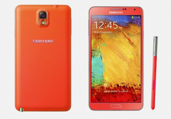 Galaxy Note 3 màu cam Chính thức ra mắt Galaxy Note 3 màu cam và vàng