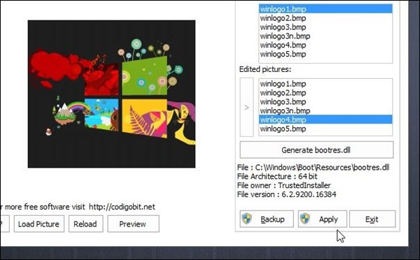 Thiên biến vạn hóa logo khởi động cho Windows 8/8.1