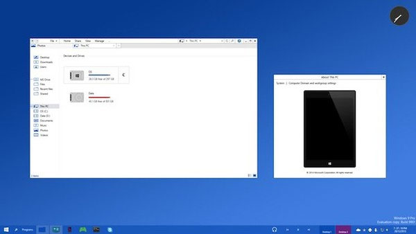 Những mẫu thiết kế Windows 9 hấp dẫn hiện nay