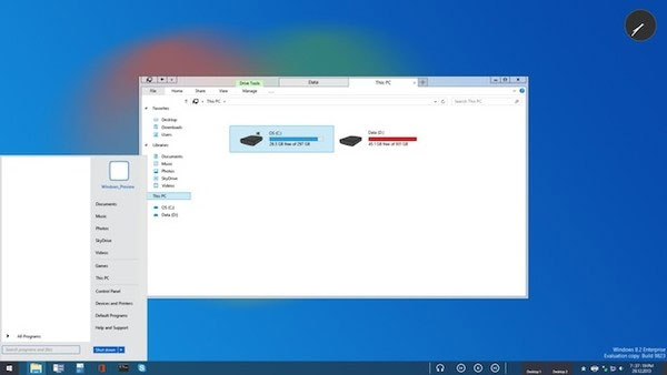 Những mẫu thiết kế Windows 9 hấp dẫn hiện nay
