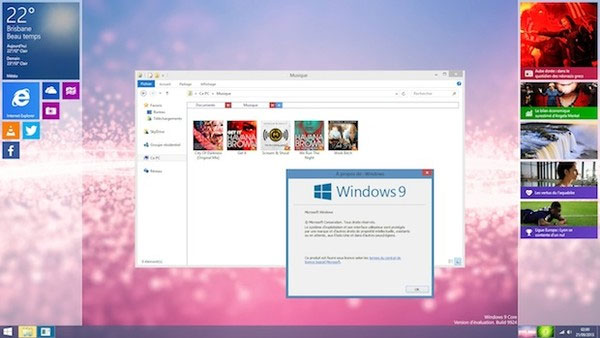 Những mẫu thiết kế Windows 9 hấp dẫn hiện nay