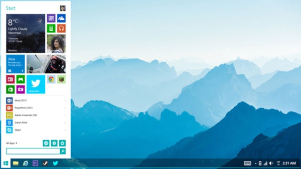 Ý tưởng mới đầy thú vị cho hệ điều hành Windows 8