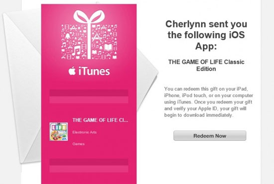Cách tặng ứng dụng iOS cho bạn bè