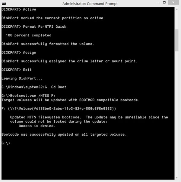 Hướng dẫn tạo bộ cài đặt Windows 7/8 từ thẻ nhớ Micro SD