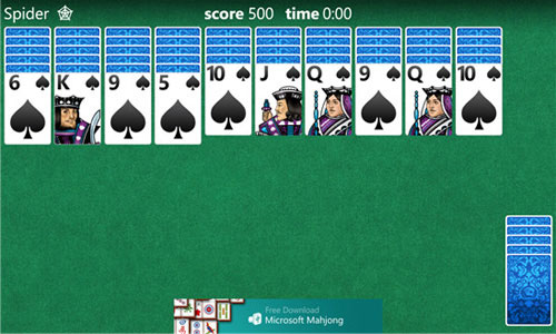 Giao diện của trò Solitaire Microsoft đem 3 game 'huyền thoại' lên Windows Phone