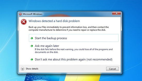 Các bước xác định xem ổ cứng đã đến lúc hỏng?