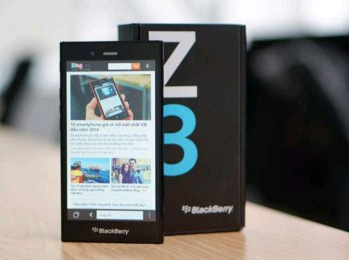 BlackBerry Z3 5 smartphone giảm giá mạnh nhất tháng 11