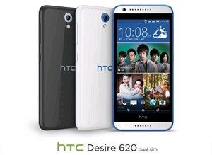 HTC chính thức ra mắt Desire 620 màn 5 inch HD, giá rẻ