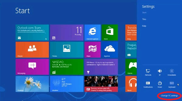 Hướng dẫn tạo tài khoản trong Windows 8