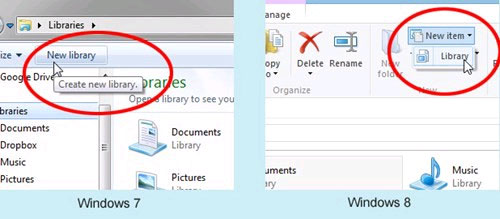 Tạo thư viện Cá nhân hóa Navigation Bar trên Windows Explorer