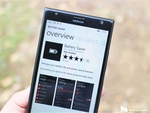 Battery Saver cập nhật sửa lỗi cho Windows Phone
