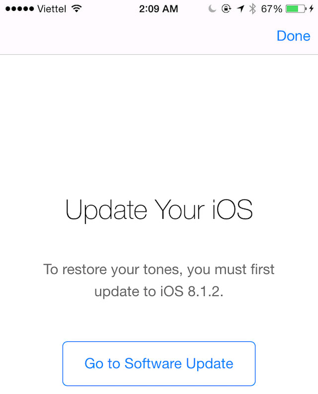 Tải về iOS 8.1.2 iOS 8.1.2 chính thức cho tải về, sửa lỗi nhạc chuông bị xóa