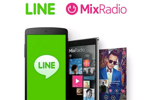 Mảng dịch vụ MixRadio cho Line Microsoft bán mảng dịch vụ MixRadio cho Line