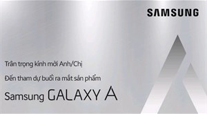 Samsung sẽ ra mắt Galaxy A tại Việt Nam vào 23/12