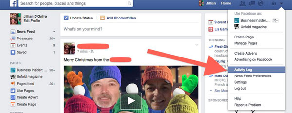 Cách xóa các lệnh tìm kiếm trên Facebook