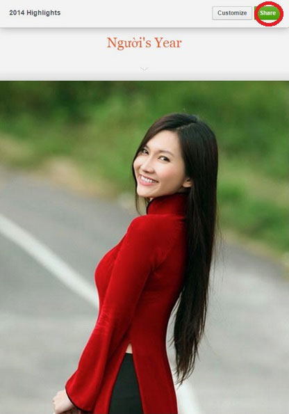 Hướng dẫn nhìn lại Facebook 2014 bằng "Year in Review"