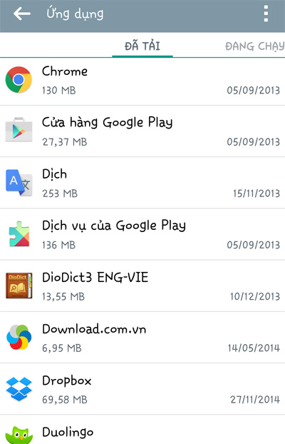 Xóa các ứng dụng không cần thiết