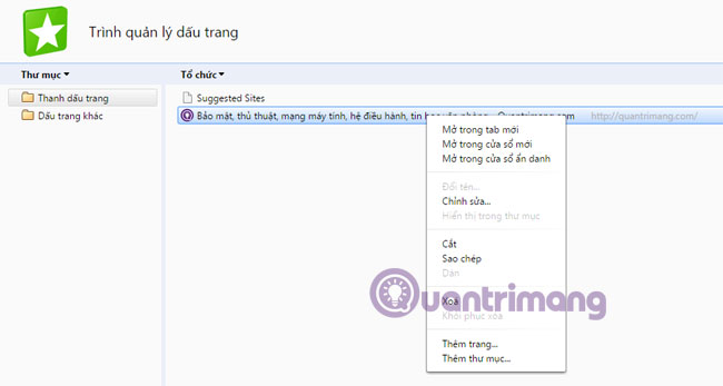 Cách tạo bookmark trên Cốc Cốc Cách tạo bookmark trên Cốc Cốc