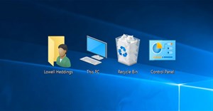 Thêm biểu tượng ngoài desktop như thế nào?