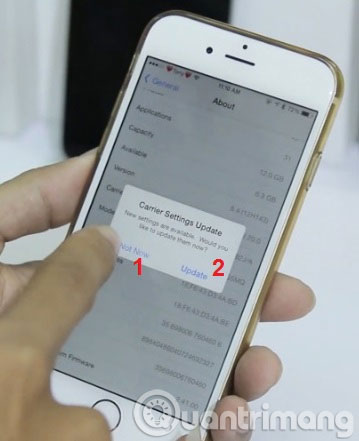 Cách để iPhone 6 lock không đòi cập nhật