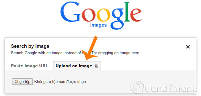 Up ảnh từ máy tính