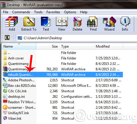 Khắc phục file nén bị lỗi bằng WinRar như thế nào? Đây là file nén sau khi được WinRar khắc phục lỗi