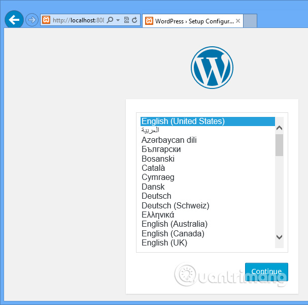 cài WordPress