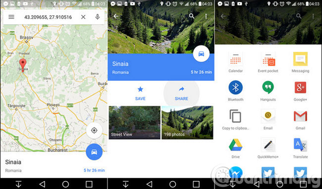 Chia sẻ địa điểm