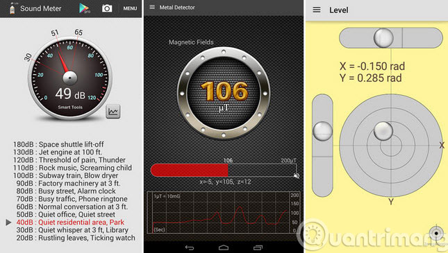 Smartphone thay gia tốc kế