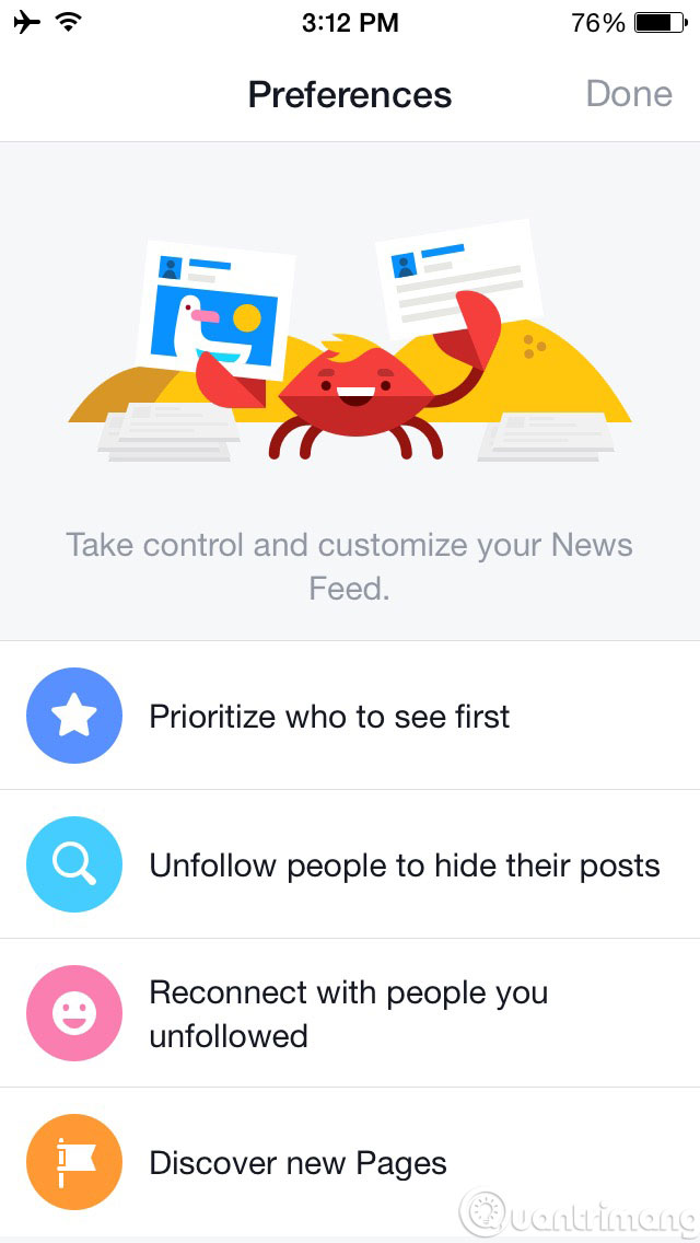 Giao diện cửa sổ Preferences Giao diện cửa sổ Preferences