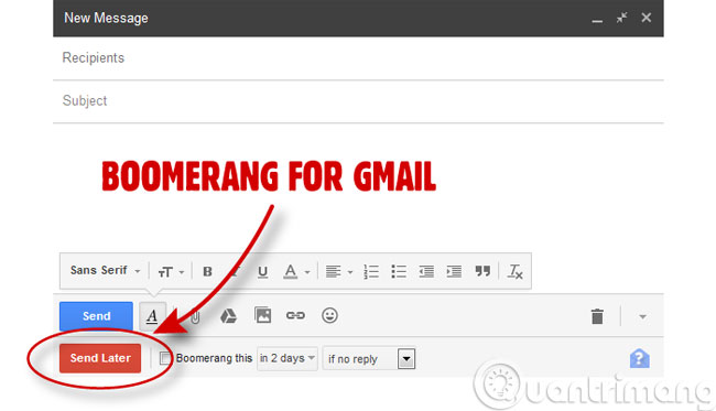 Tiện ích Boomerang Tiện ích Boomerang