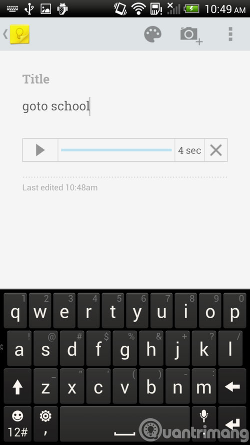 Kết quả do Google nhận dạng được.
