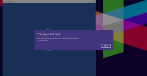 Hướng dẫn sửa lỗi "This app can’t open" trên Windows 10