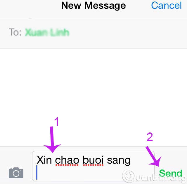 Làm thế nào để lấy lại tin nhắn đang gửi trên iPhone?