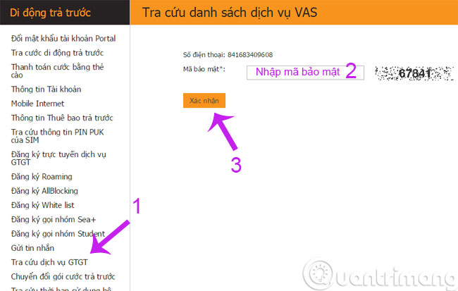 Nhập mã bảo mật