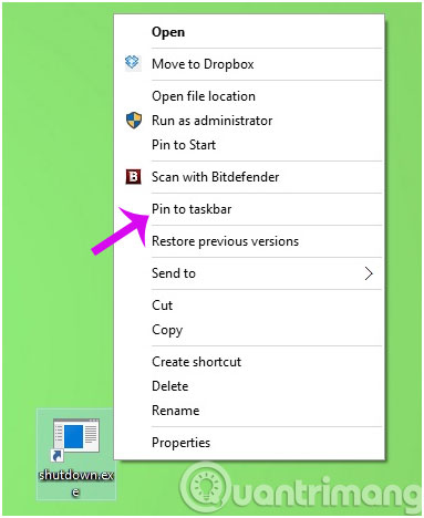 Tắt máy tính Windows 10 trên màn hình khóa Lock Screen