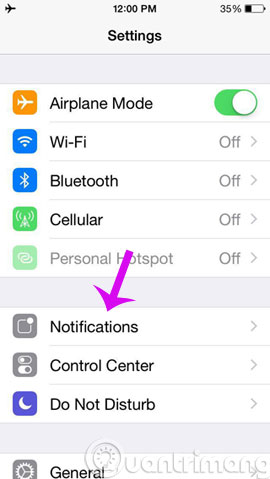 Tắt thông báo ứng dụng iPhone như thế nào?