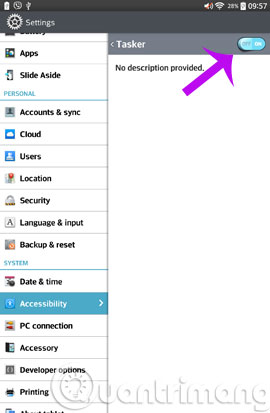 Bật Tasker Bật Tasker